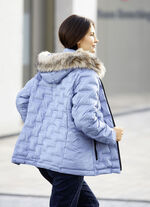 Funktionsjacke mit geklebten Kammern BLEU