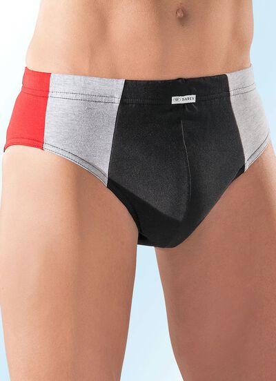 Mehrfachpack Slips aus Feinjersey, bunt 