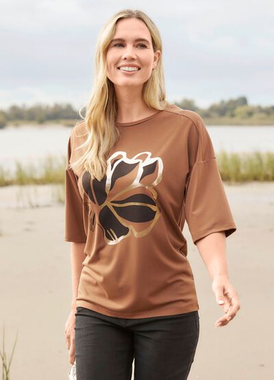 Shirt mit Motiv-Druck 