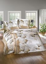 Bettwäsche-Garnitur aus dem Hause Biberna NATUR