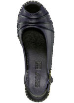Gemini Sandalette mit aparter Biesenzier MARINE