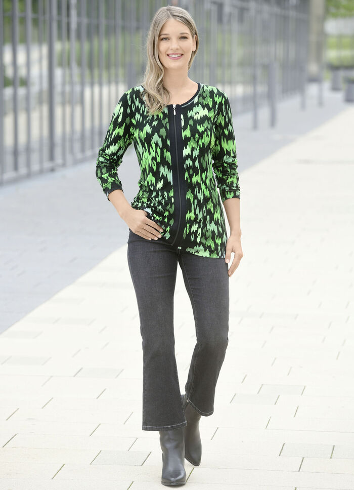 Jeans in Bootcut-Form SCHWARZ