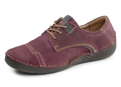 Josef Seibel, klassische Damen-Schnürschuhe, Weite G, mit herausnehmbarem Fußbett 