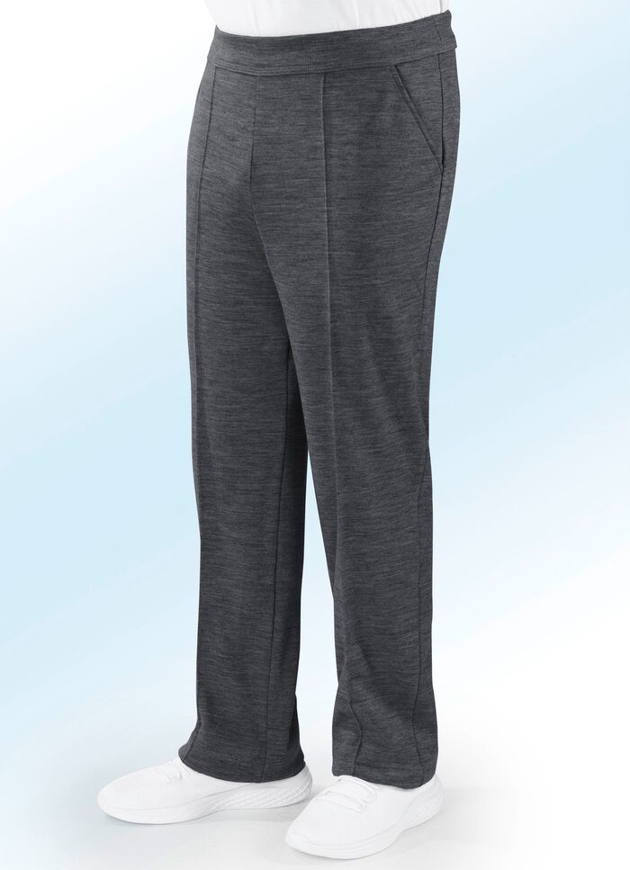 &bdquo;Athlet&ldquo;-Kurhose in 7 Farben ANTHRAZIT-MELIERT