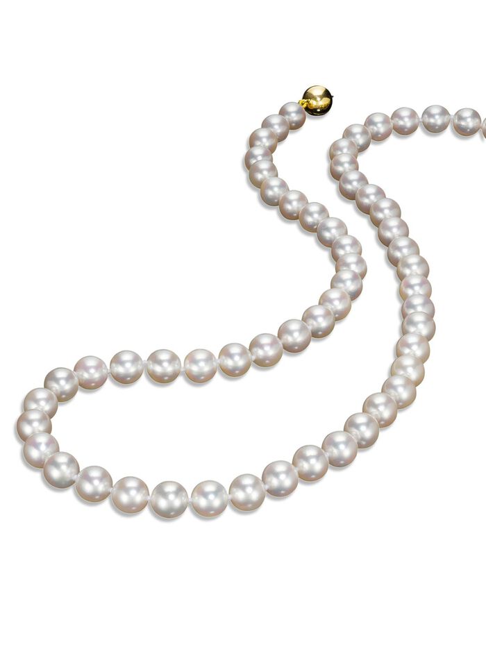 Luxuri&ouml;se Halskette mit Akoya-Perlen 