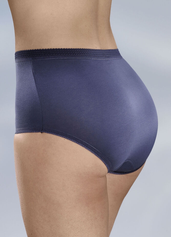 Fünferpack Slips mit elastischen Abschlüssen MARINE