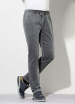 Schlupfcordhose mit Gummibund rundum in 3 Farben GRAU