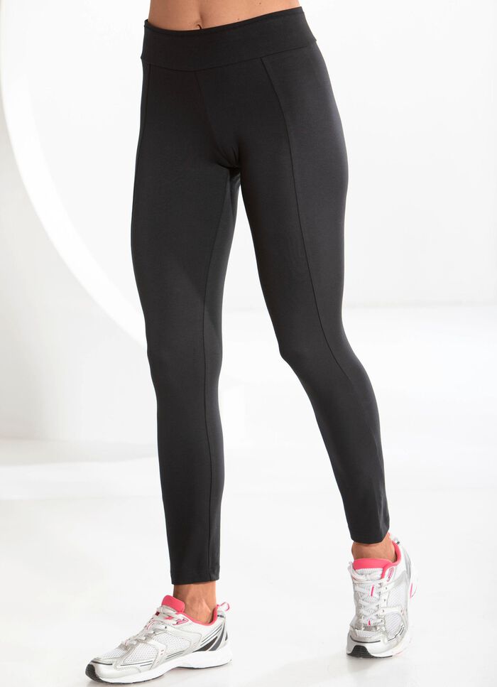 Leggings von „Plantier“ in 3 Farben SCHWARZ