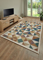 Strapazierfähige Teppiche für den Innen- und Außenbereich  KÄSTCHEN