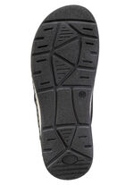 ELENA EDEN, bequeme Damen-Pantoletten, Weite H, mit herausnehmbarem Fußbett SCHWARZ