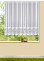 Blumenfenster-Store mit Universalschienenband 