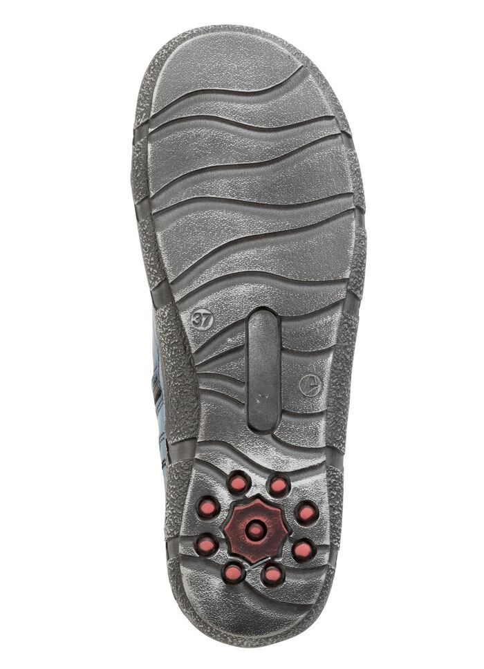 Gemini Bootie mit Knitter-Struktur und seitlichen Elastikeinsätzen JEANS