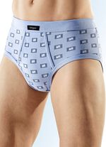 Sechserpack Slips aus Feinripp, mit Eingriff, bunt dessiniert 