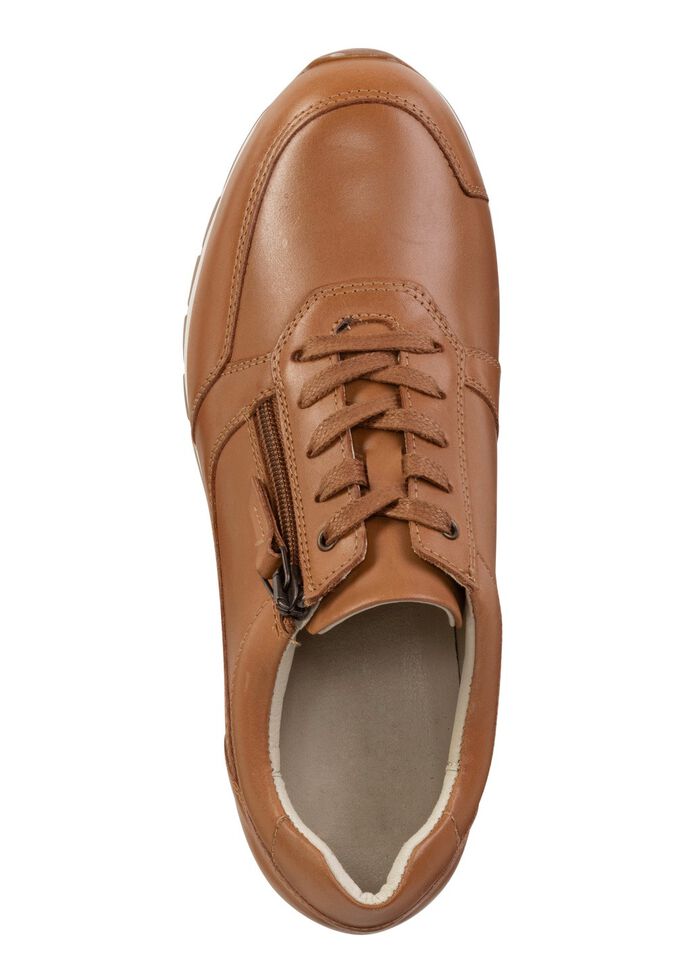 ELENA EDEN, sportliche Damen-Sneaker, Weite H, mit herausnehmbarem Fu&szlig;bett CAMEL