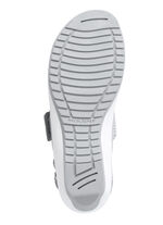 Waldl&auml;ufer Sandale aus Nappa- und Nubukleder HELLBLAU-SILBER