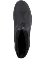 Stiefelette mit Frontrei&szlig;verschluss SCHWARZ