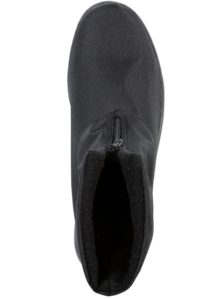 Stiefelette mit Frontrei&szlig;verschluss SCHWARZ