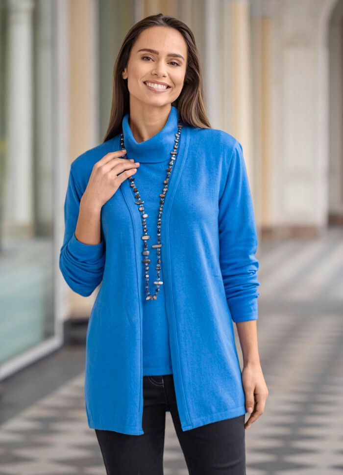 Strick-Twinset in sehr weicher Qualit&auml;t 