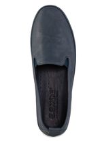 Gemini Slipper mit dezenter Knitter-Struktur MARINE