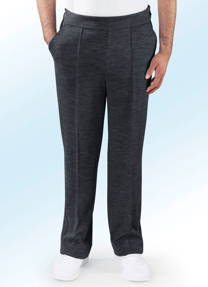 &bdquo;Athlet&ldquo;-Kurhose in 7 Farben ANTHRAZIT-MELIERT