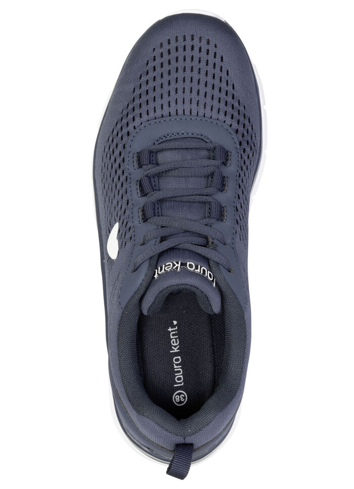 LAURA KENT, sommerliche Damen-Sneaker, mit herausnehmbarem Fußbett DUNKELBLAU