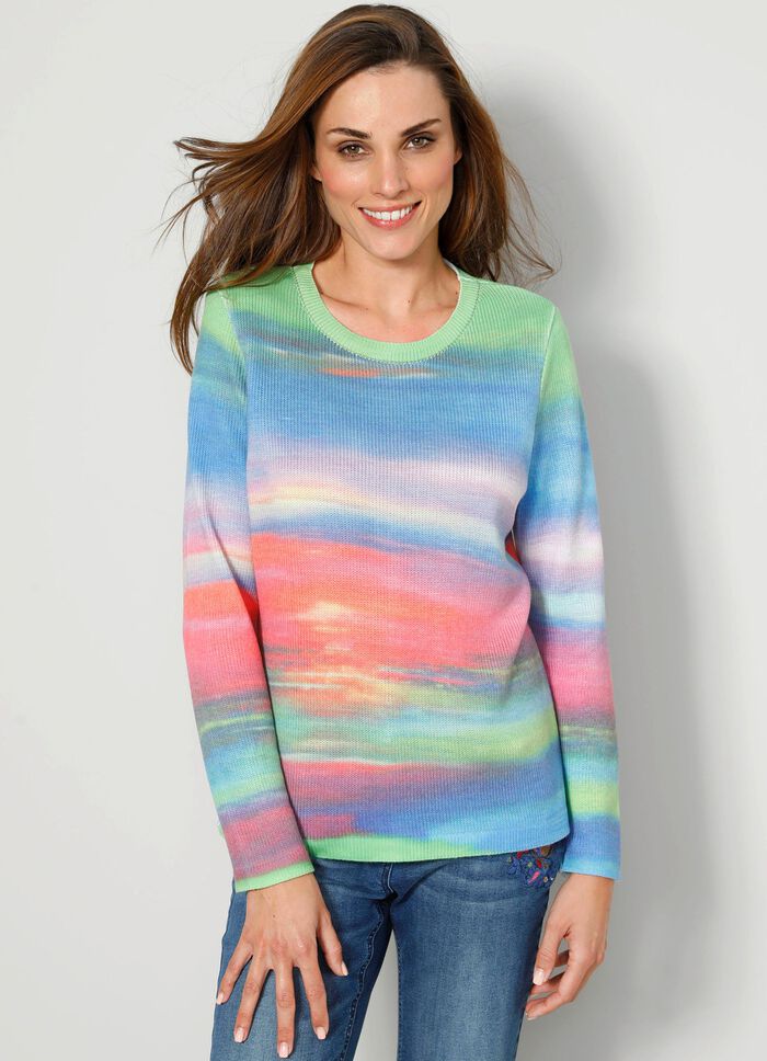 Pullover in tollem Farbverlauf 