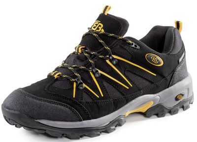 Schnürschuh mit gummierten Besätzen 