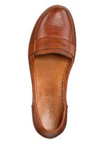 Gemini Pumps aus teilweise schattiertem Rind-Nappaleder COGNAC