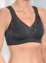 Laurina BH mit elastischen T&uuml;lleins&auml;tzen 