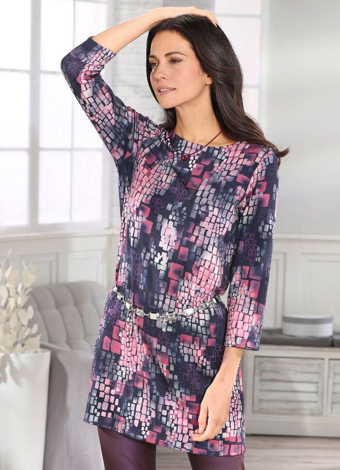 Strick-Tunika in Feinstrick 