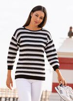 Pullover mit Zackendessin 