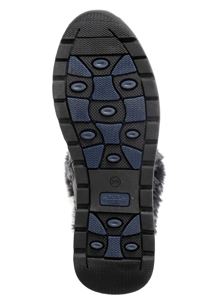 Caprice, gefütterte Damen-Stiefeletten, Winterschuhe, Weite H, mit herausnehmbarem Fußbett SCHWARZ