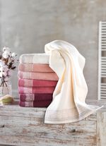 Frottier-Serie mit Spitzenbord&uuml;re 