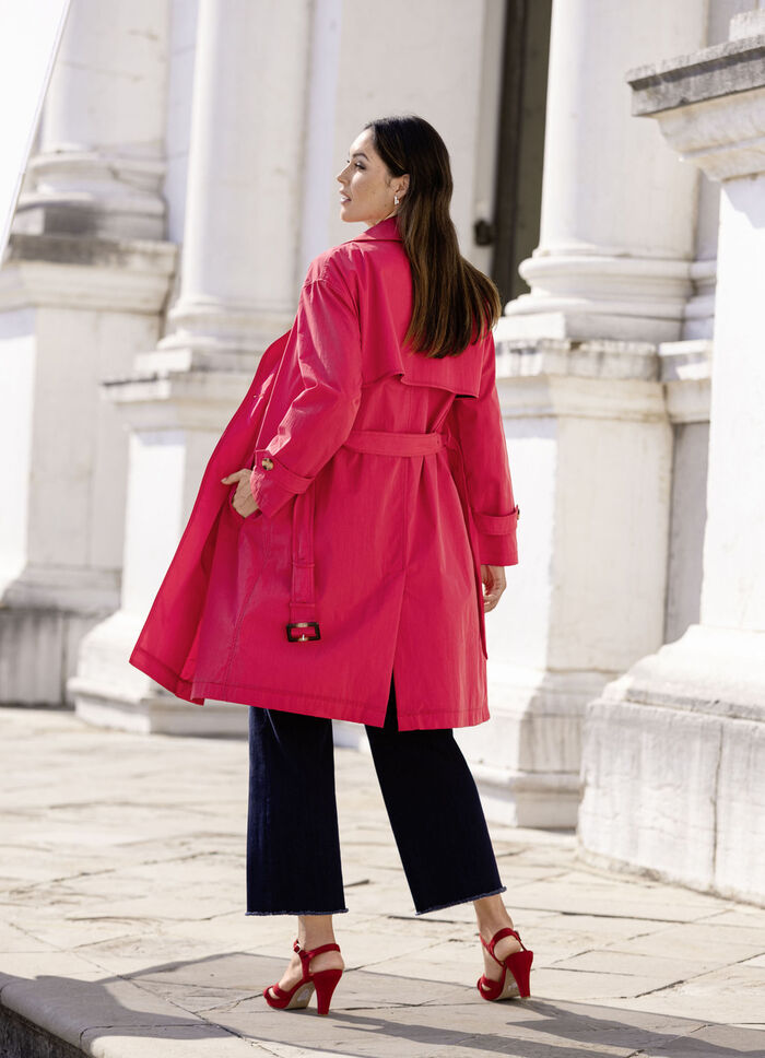 Trenchcoat mit Gürtel 