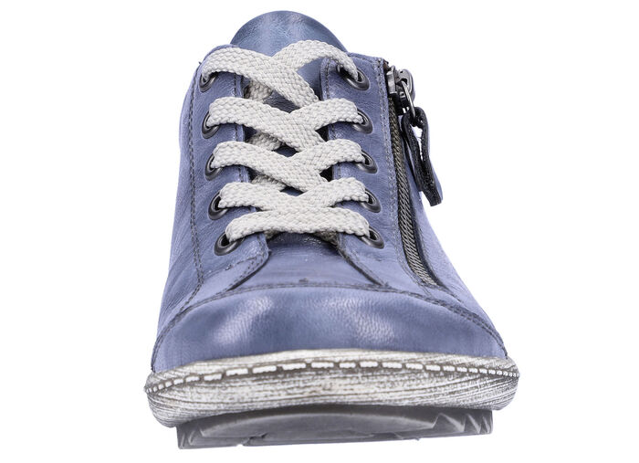 Remonte, bequeme Damen-Sneaker, Weite G, mit herausnehmbarem Fußbett BLAU