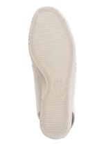 ELENA EDEN Sandale aus luftigem Meshmaterial und Textil mit Metallicschimmer 