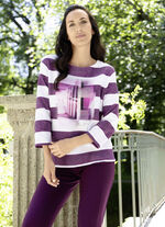 Pullover mit Blockringeldessin 