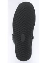 ELENA EDEN, gef&uuml;tterte Damen-Stiefel, Winterschuhe, Weite H, mit Lammfell SCHWARZ