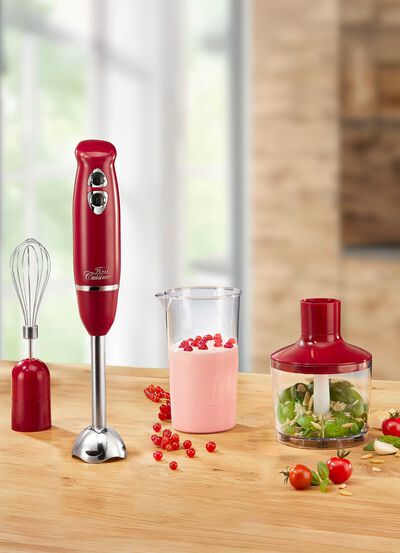 Stabmixer-Set mit 2-fl&uuml;geligem Edelstahlmesser 