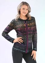 Strickjacke in Jacquard-Dessin 