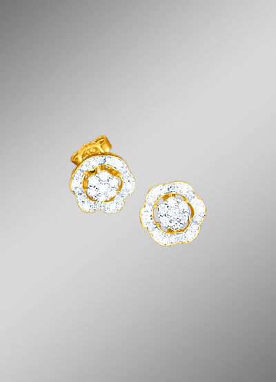 Ohrstecker mit Diamanten 