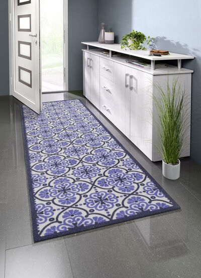 Fußmatte mit rutschhemmender Latex-Rückseite 