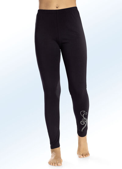 Zweierpack Leggings mit bequemem Dehnbund 