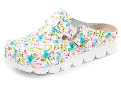 Klassische Damen-Clogs, mit anatomisch, gepolstertem Fu&szlig;bett 