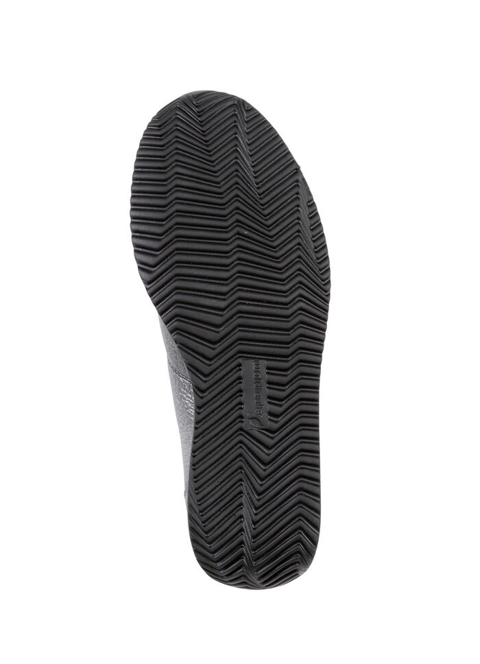 Waldläufer, leichte Damen-Sneaker, Weite H, mit herausnehmbarem Fußbett ALTSILBER