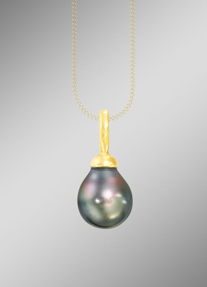 Dekorativer Anhänger mit Tahiti-Zuchtperle 