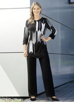 Hose in modischer Weite