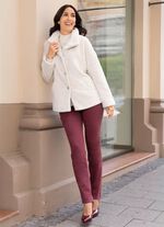 Jacke aus kuschelweichem Pl&uuml;sch 