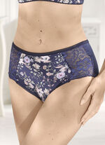 Miss Mary Slip mit farbharmonischem Floraldessin MARINE-BUNT