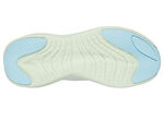 SKECHERS Sneaker mit geformter Slip-Ins Fersenplatte EISGRAU-MULTICOLOR